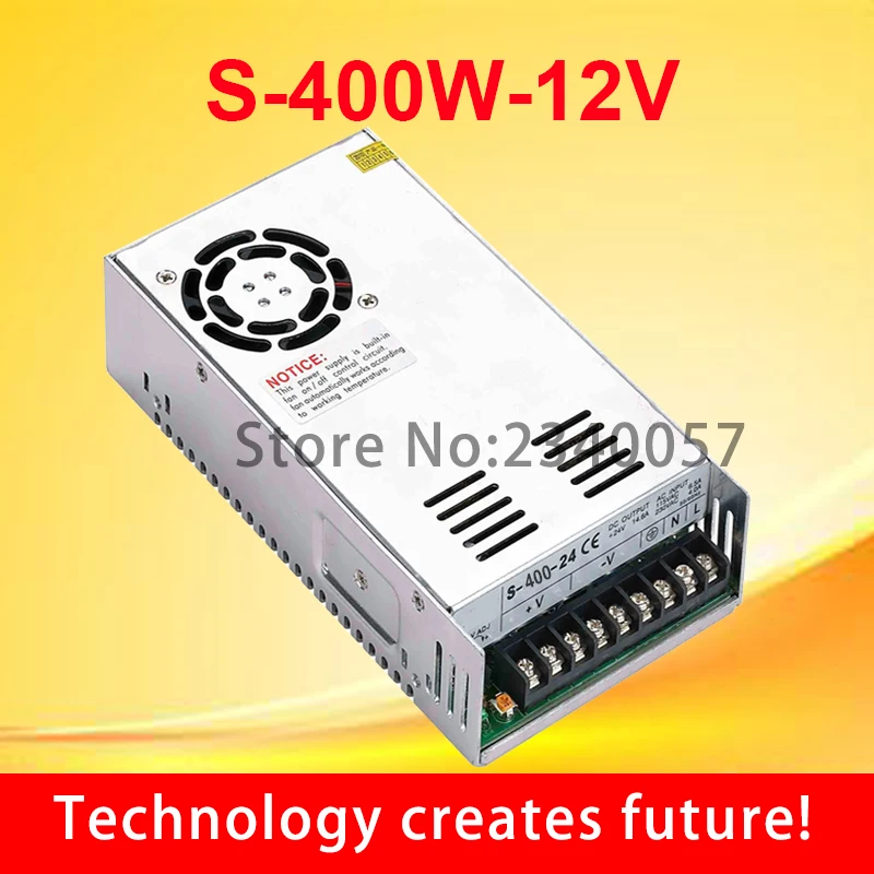 

400W 12V 33A Одиночная Выходная импульсная мощность