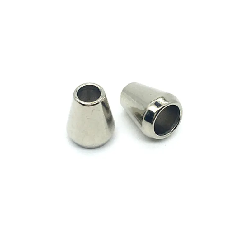 

10 PCs Stopper Metal Cord Lock String Rope Buckles 2 Styles DIY Supply For Garment Jacket Hats Shoelace Hoodie 14*11 mm 13*11 mm