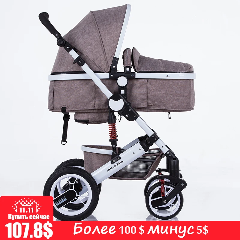 zhilemei stroller high landscape can sit or lie shock winter children font b baby b font