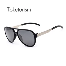 Aeronautica militare Toketorism espejo gafas de sol TR90 cómodo gafas de marco hombres mujeres gafas de sol 892A