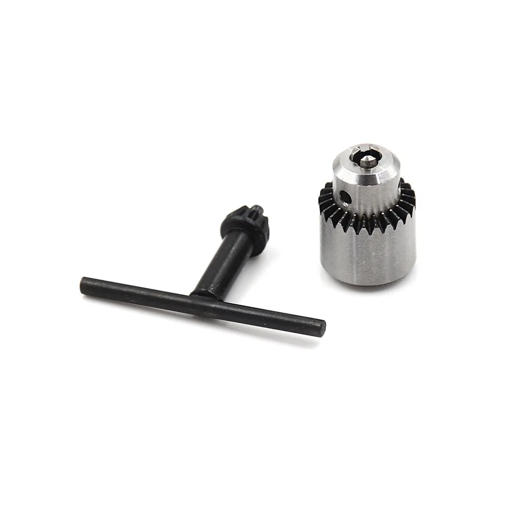 Drill Chucks Mounted Drill Chuck With Chuck Key Micro MotorClamping 0.3-4mm Jt0 Taper