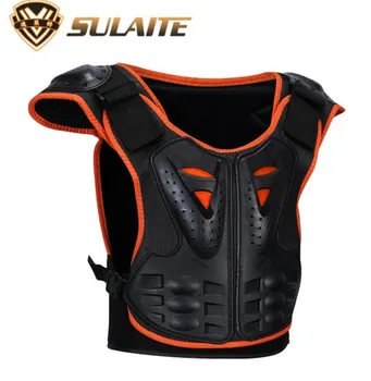 

SULAITE Kids Body Motorcycle Armor Children Armor Vest Protective Suitable for 4-12 Age Skate Board Skiing Pulley Kids Jackets