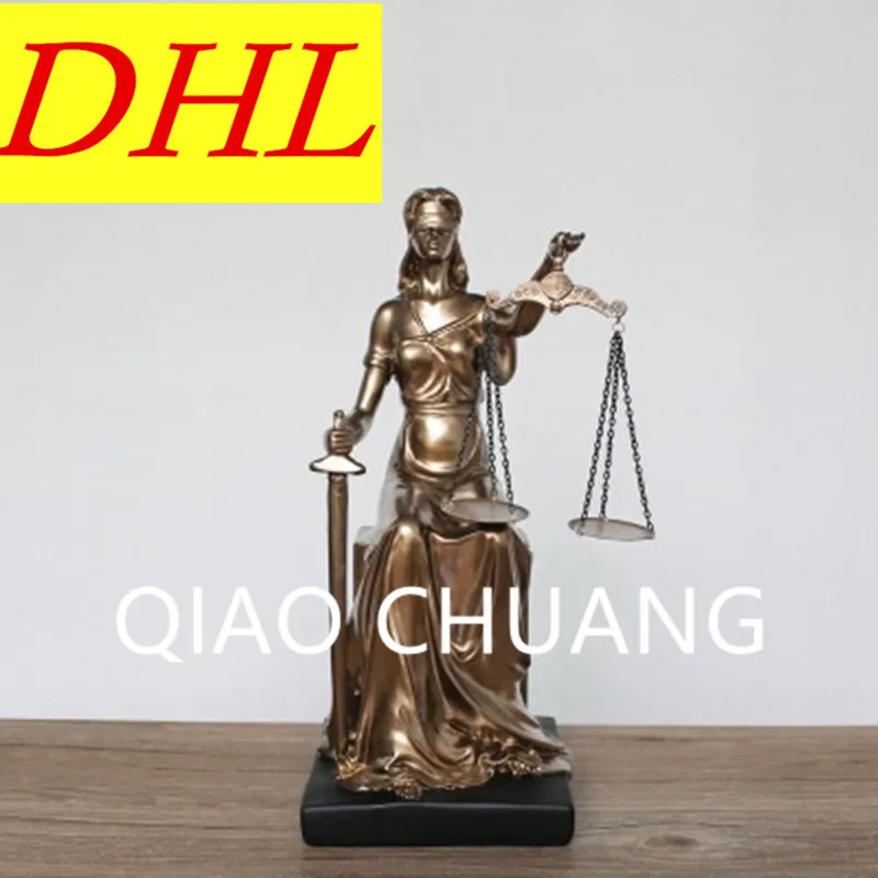 Greek Mythology Goddess Of Justice Themis Lady Justice Colophony Crafts European Style Retro Home Furnishing Articles G1010