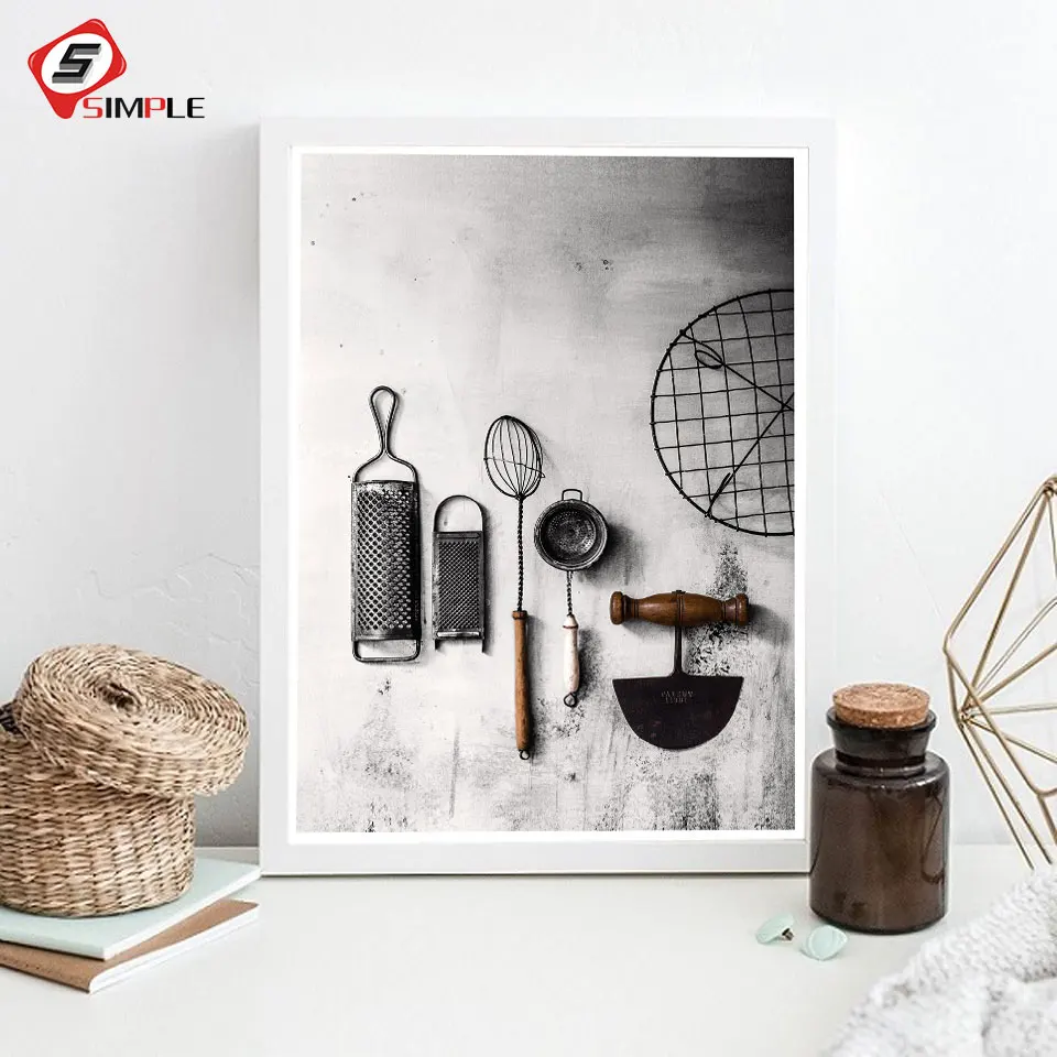 

Kitchen Poster Herb Chopper Wall Art Canvas Painting Modern Cuadros Decor Wall Pictures For Living Room Nordic Poster No Frame
