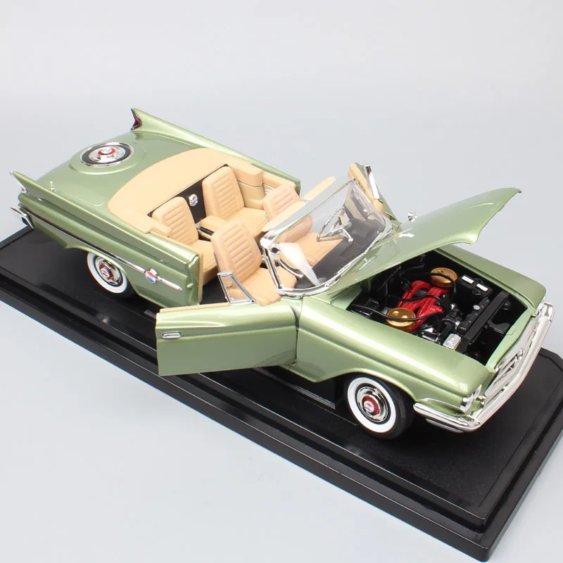1:18, классика, Chrysler 300 F 1960, мускулы, большие машинки, серия букв, литые под давлением машины, модель, игрушки, миниатюры для мальчиков, коллектор