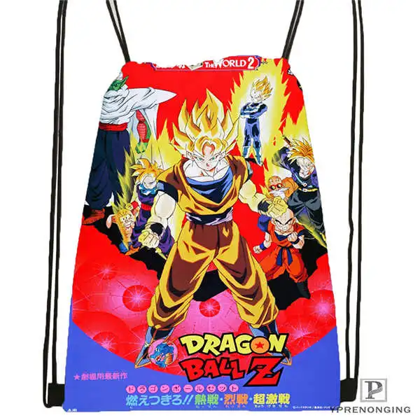 Custom dragon ball 1 Drawstring Backpack Bag Cute Daypack Kids Satchel Black Back 31x40cm 2018611 1