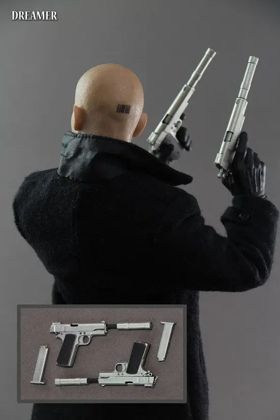 1:6 весы Hitman 47 1" Мужской полный набор экшн-фигурка костюм для головы скульптура и тело и одежда и другие аксессуары модель игрушки для коллекции