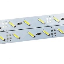 Новое поступление 7020 smd адвокатского сословия СИД светильник высокой яркости светодиодные жесткие светильник 72 светодиодов/метр 12V для внутреннего счетчик лампа Коммерческая наружная украшения