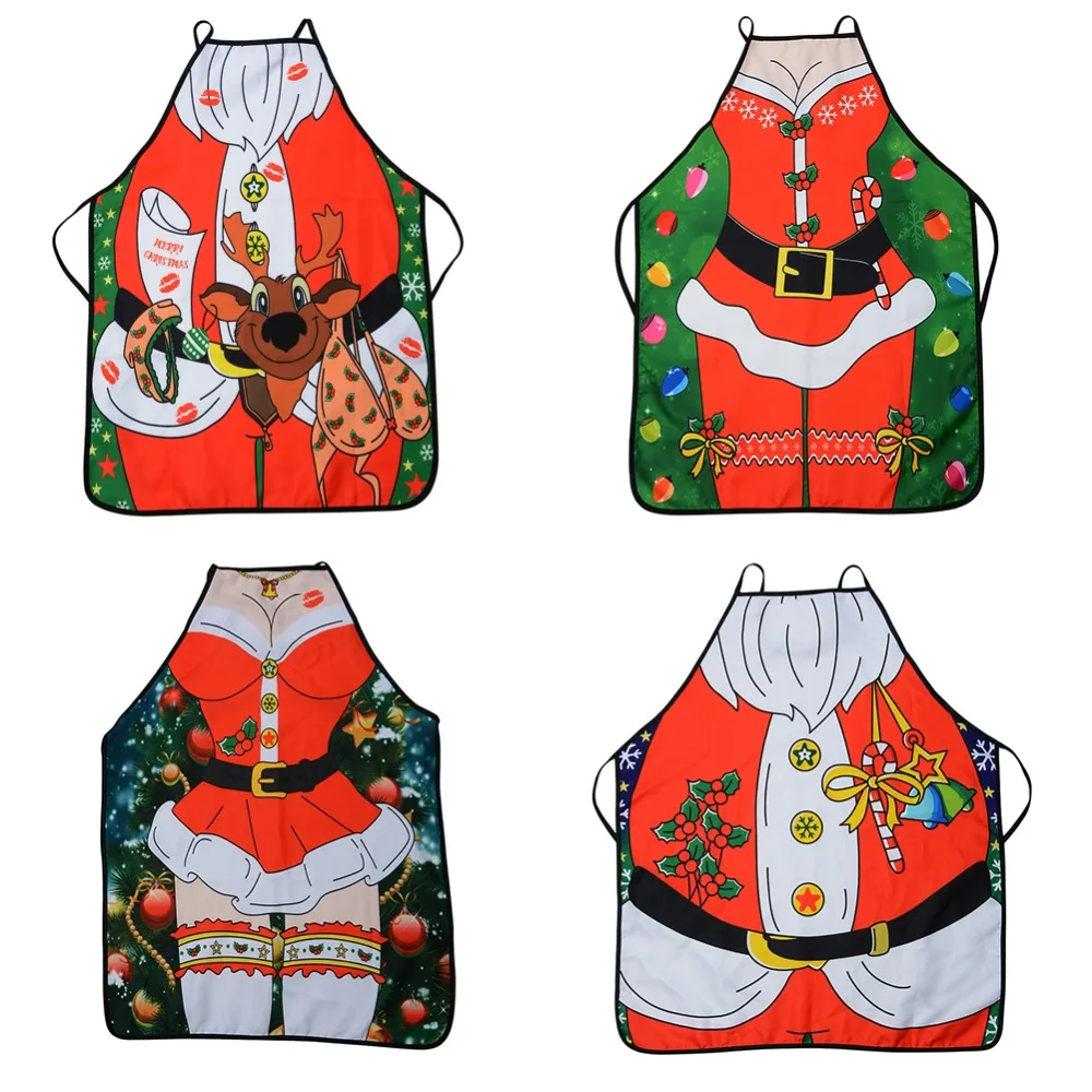 Buy New Year Creative Cute Christmas Apron Cartoon
