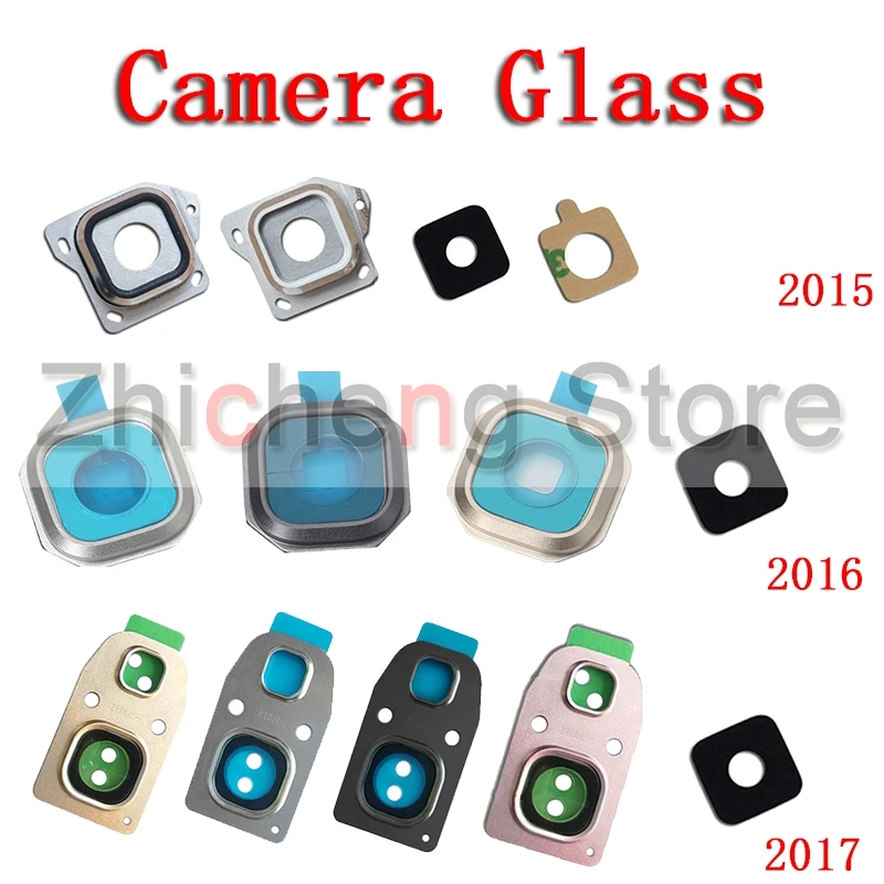 

Original Back Rear Camera Glass Lens Ring Cover For Samsung Galaxy A3 A5 A7 A310 A510 A710 2015 2016 2017 With Sticker