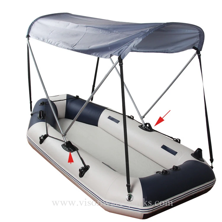 Boat Paddle holder for inflatable boat (2)