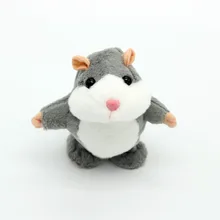 18 см мини милые мягкие говорящие работы хомяк запись звука Повтор животных Kawaii электрические танцевальные игрушки для детей подарок мальчиков