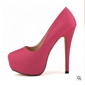Loslandifen/женские туфли-лодочки на высоком каблуке; женские свадебные туфли из лакированной кожи на шпильке и платформе; большие размеры 35-42 - Цвет: plum
