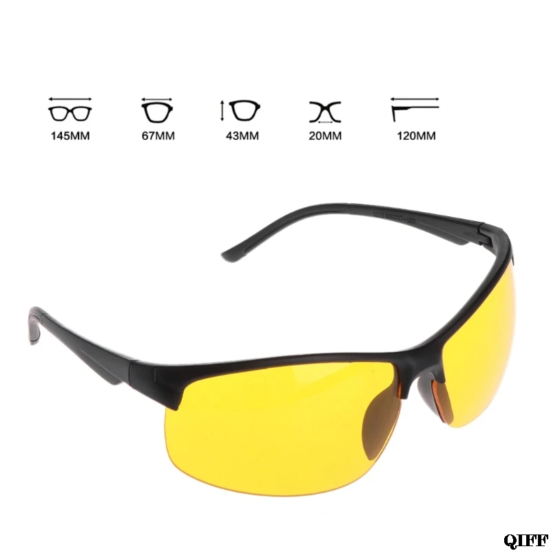 Очки ночного видения для рыбалки, езды на велосипеде, на открытом воздухе, солнцезащитные очки для защиты, унисекс, UV400, MAR28