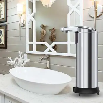 

250Ml Automatic Liquid Soap Dispenser Smart Sensor Free Automatic IR Sensor Touchless Dispensador for Kitchen Bathroom