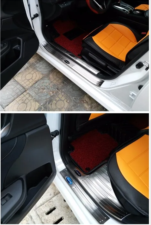 

Stainless Steel Door Sill plate Guards Protector cover for 2016 -2018 Honda Civic