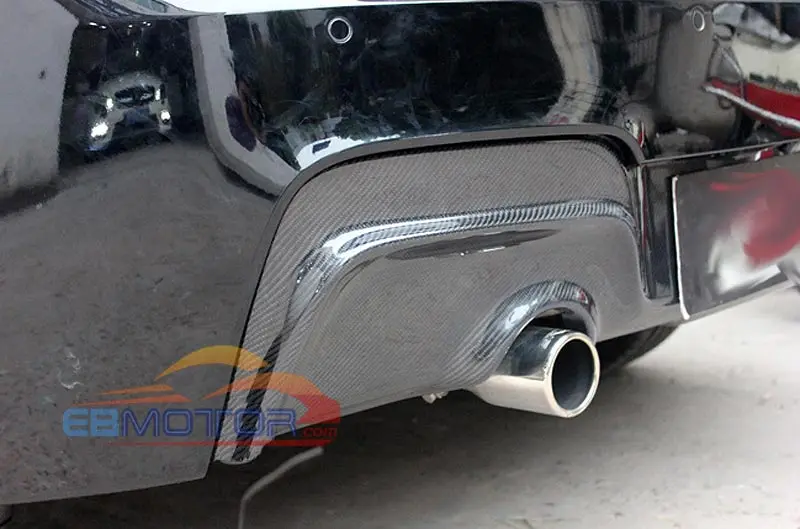 Real CARBON FIBER 3D STYLE REAR DIFFUSER for BMW F20 1-SERIES M TECH M SPORT BUMPER 2011-2014