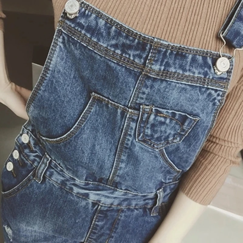 Новинка весна осень модные джинсовые комбинезоны брюки свободного размера плюс женские сиамские брюки женские комбинезоны LX1