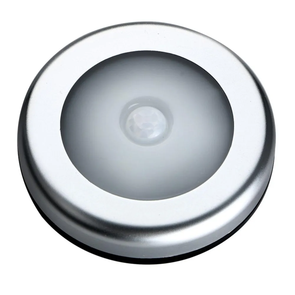 LED Cool Portable Wireless Motion Sensor Night Light Battery-Powered with Sticker Passage Stage Lamp | Лампы и освещение