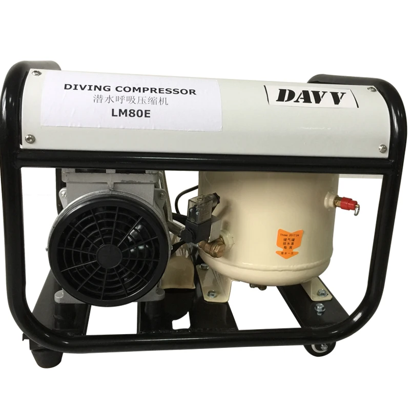 Buy 8bar 1100W 220V air compressor for scuba diving