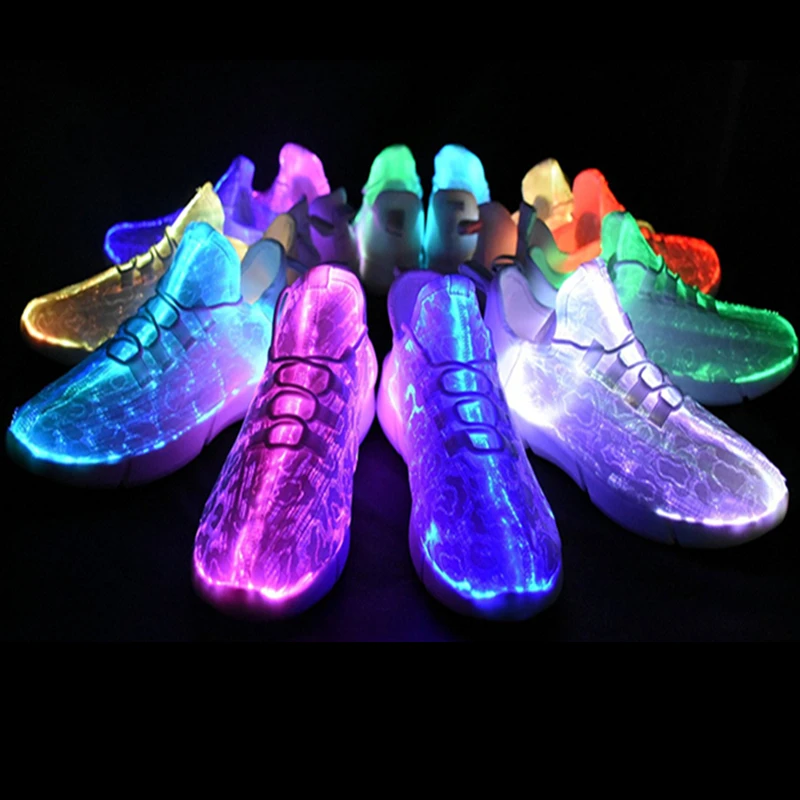

USB Charging Children Boys Girls Luminous Shoes LED Boy Girl Basket Sneaker with light Kids light up Shoes glowing Girl Sneaker