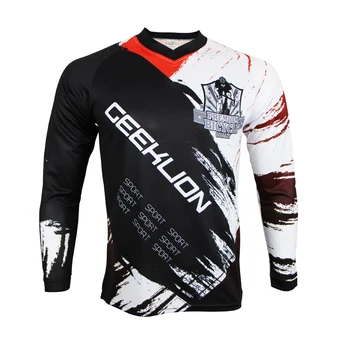 

Mountain Bike Long Sleeve Cycling Clothing Men Downhill Sport Shirt Customized Motorcycle Racing Bicycle Jersey