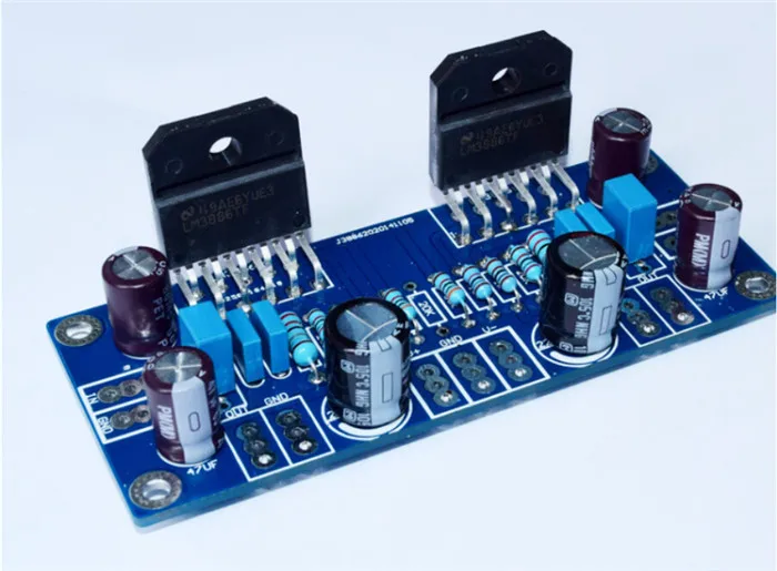 Купить в разобранном виде 2.0 канала lm3886tf lm3886 усилитель доска ...