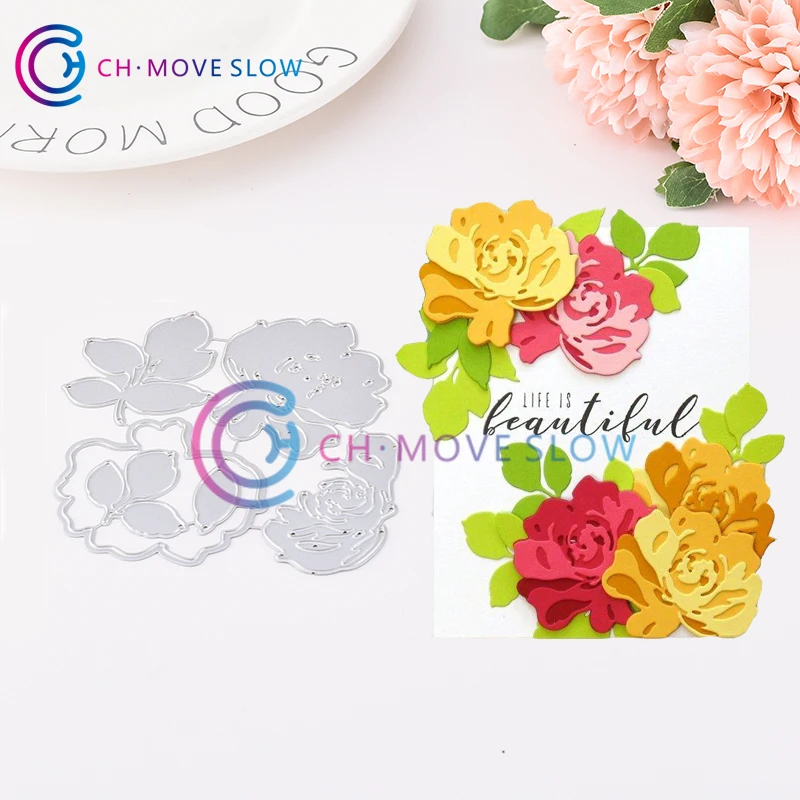 

CH FANTASY FLORAL Metal cutting dies stencils Greeting Card Decoration DIY Scrapbooking Scrapbook Paper Photo Album Craft Dies C