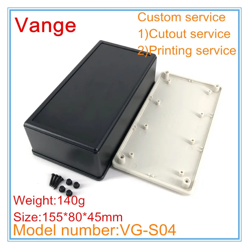 1 шт./лот два цвета доступны модуль проекта коробка 155*80*45 мм ABS пластик коммутационная коробка оболочка для провода соединительного устройства