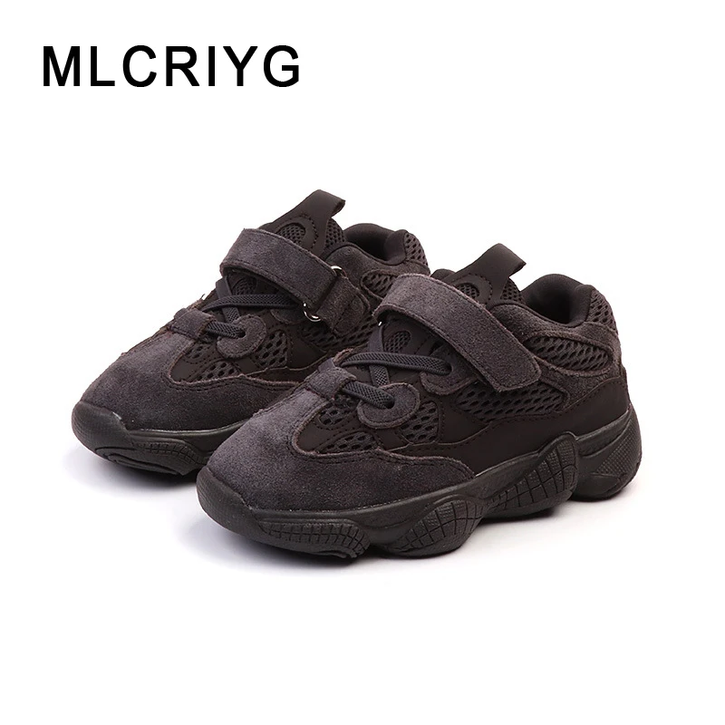 

2019 Spring New Kids Casual Shoes Children Mesh Chunky Sneakers Baby Boys Black Shoes Girls Sport Sneakers Toddler Shoes Trainer