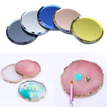 Ложные Типсы Дисплей доска Цвет Палитры практика полка зеркало Стекло Смола камень Маникюр украшения Книги по искусству Дисплей инструмент