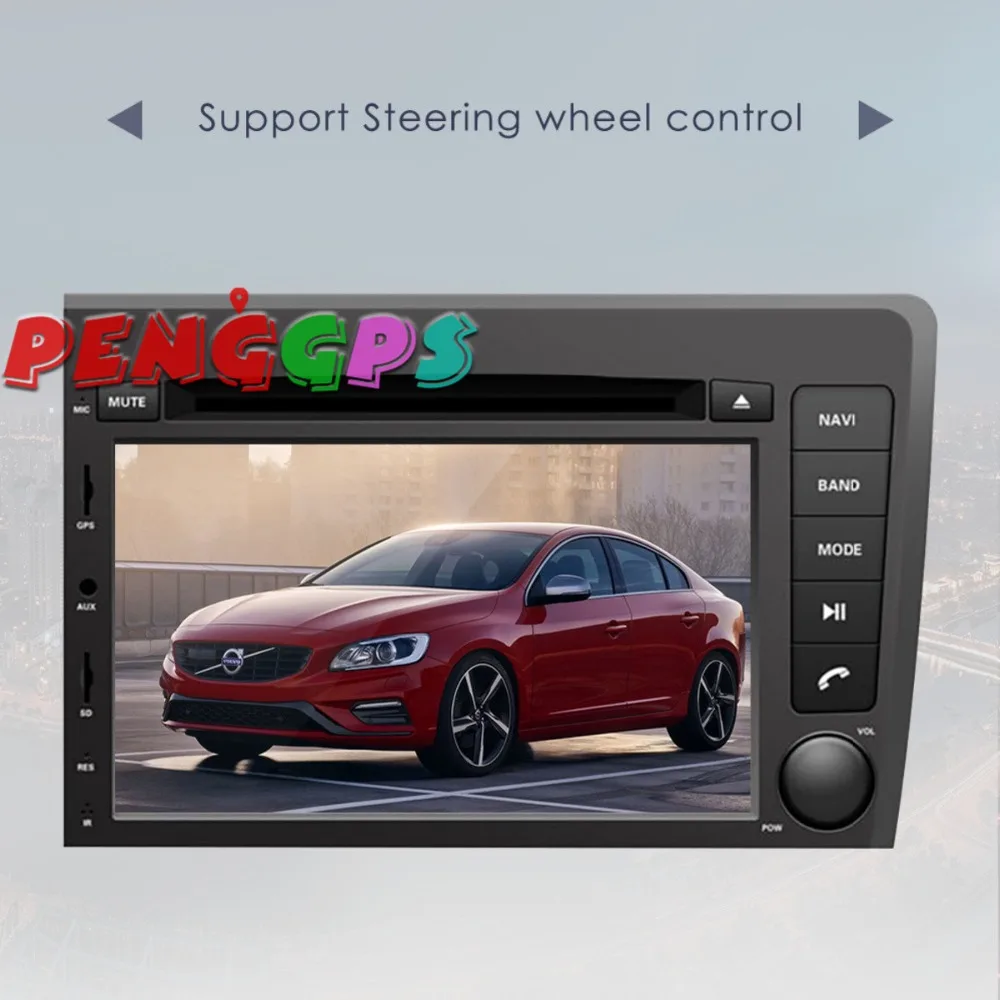 2 din Android 9,0 автомобильный dvd-плеер gps навигация для Volvo S60 V70 XC70 2000-2004 Мультимедиа стерео Авто головное устройство видео