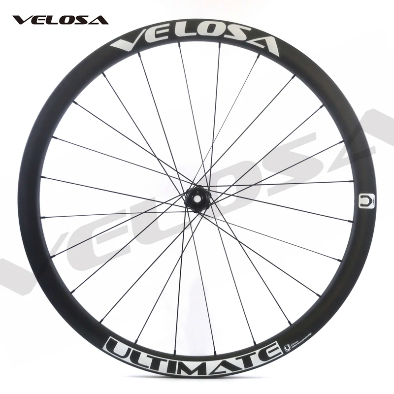 Clearance Velosa CX30-ULT cyclocross/gravel 700C carbon wheel,DT swiss centerlock  disc brake hubs,30mm rim tubeless ready,tubular 7