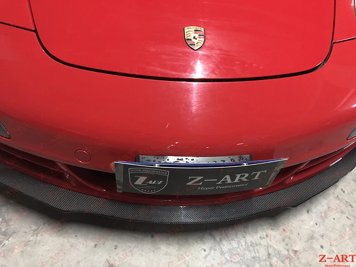 Оригинальная передняя губа Z ART RS из углеродного волокна для Porsche 911 2005 2009 передний