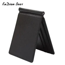 KUDIAN BEAR Slim Men font b Money b font font b Clip b font Wallet Mental