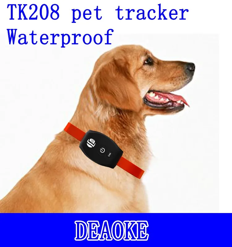 

Deaoke GPS Retail Plastic Pet GPS tracker with power saving mode TK208(no box)