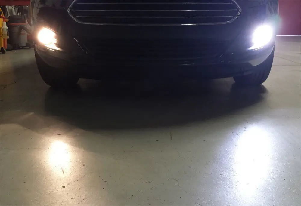 Для KIA Hyundai 6000K HID Xenon Белый 880 881 890 светодиодные лампы Противотуманные фары