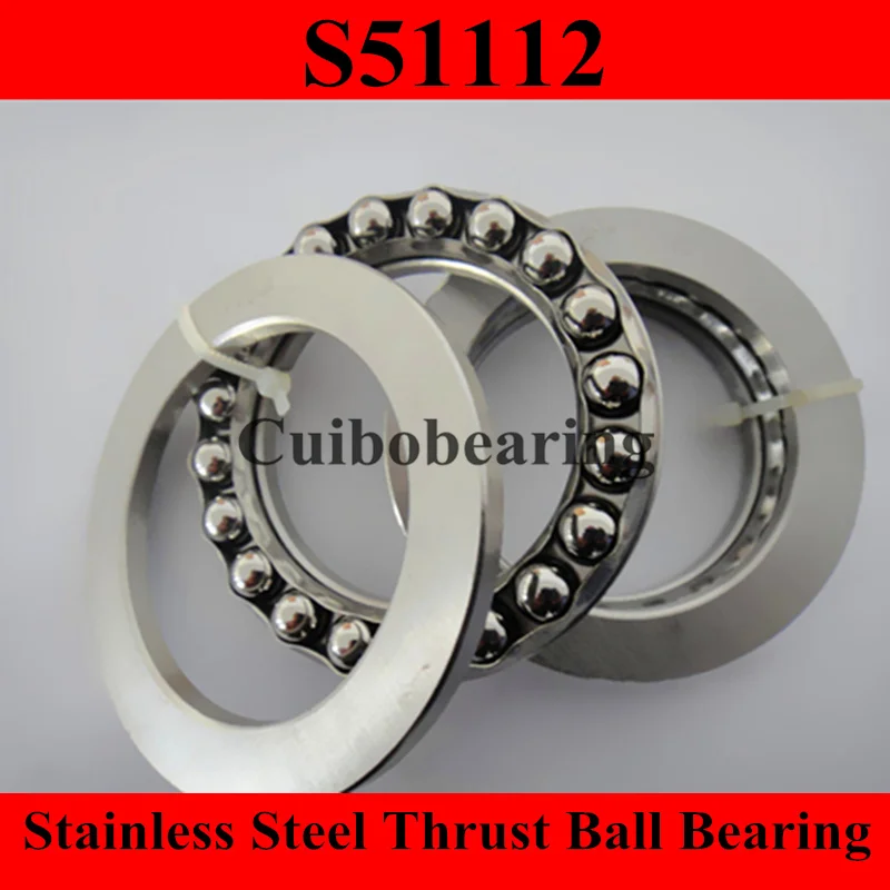 

Stainless steel thrust ball bearing S51112 size:60x85x17mm