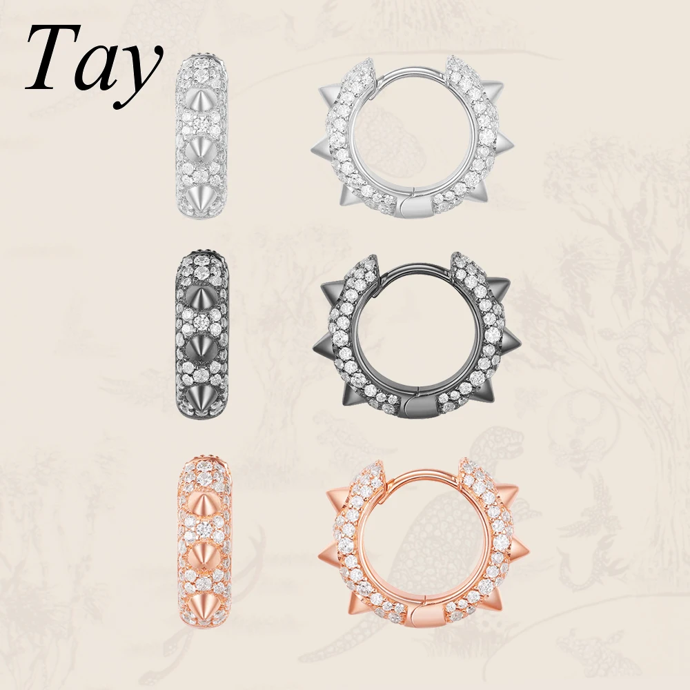 

Tay 925 sterling silver lovers ladies women engagement wedding gifts native american punk wristband fashion jewelry earrings