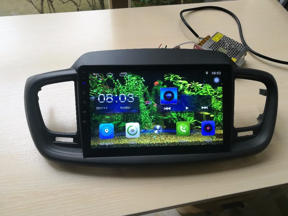 Cheap 1G Ram Android 6.01 Car Audio for Kia Sorento 2015  Headunit Stereo Vedio GPS Navi Multimedia Radio PC Monitor 4G 5
