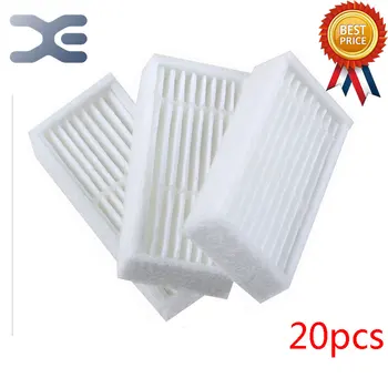 

20 Pcs High Quality Vacuum Cleaner Parts Sweep Robot Accessories Ecovacs Dibea X600 / ZN605 Hepa Filter