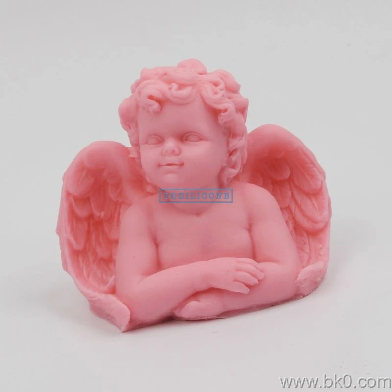 BJ021 3d силиконовые формы мыло Ангел свечи s ручной работы милый ребенок diy для украшения торта
