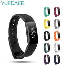 Yuedaer силиконовый браслет ремешок для Fitbit Inspire/Inspire HR Band трекер для активности замена Смарт-Аксессуары