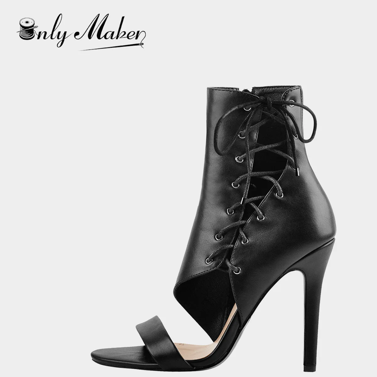 black shoe boot sandals