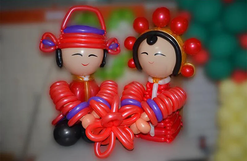 100 шт Ассорти цветов Длинные латексные Волшебные DIY шарики для моделирования шары для свадьбы, дня рождения, вечеринки, украшения, рекламная акция GYH