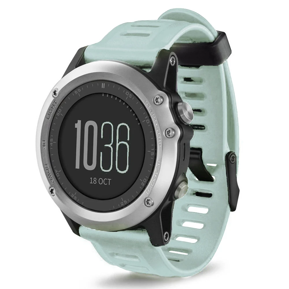 Outdoor Sport Silicone Watch Strap Kit with Tools - 26mm Watchband