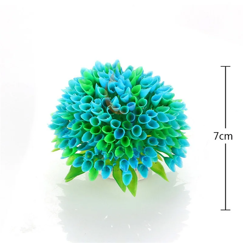 Зеленый ПВХ экологическое украшение для аквариума поддельные растения подводный коралловый тихий фильтр-водопад для аквариума аксессуары для аквариума - Цвет: Tiffany