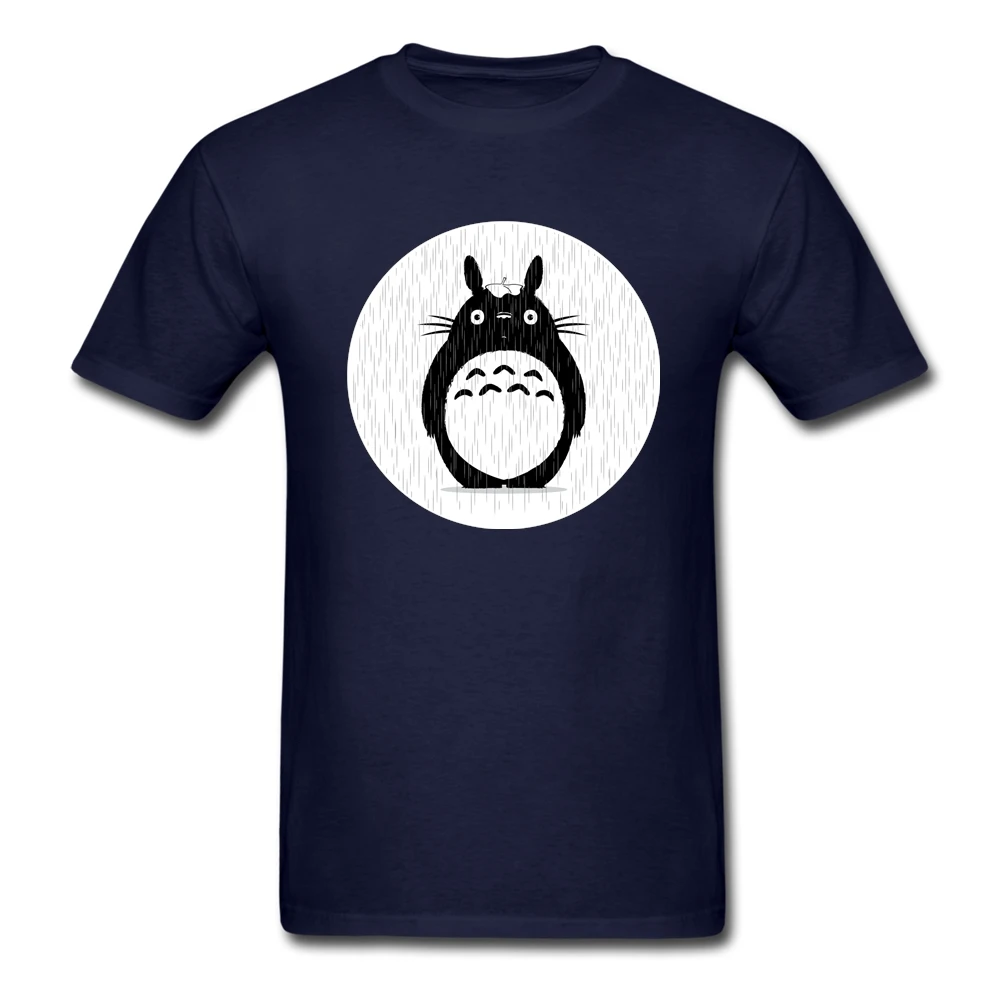 My Neighbor Totoro T Shirt Men's Summer 100% Cotton Graphic Tee Adult Latest Plus Size Top Printed Loose Guys Shirts | Мужская