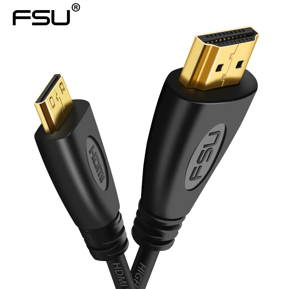 HDMI к MINI HDMI кабель высокоскоростной позолоченный штекер Male-Male HDMI кабель 1,4 Версия 1080p 3D Для HDTV планшета DVD проектора