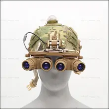 1/6 весы Delta специальные силы ночного видения шлем Открытый Камуфляж Стиль статическая военная модель военные принадлежности